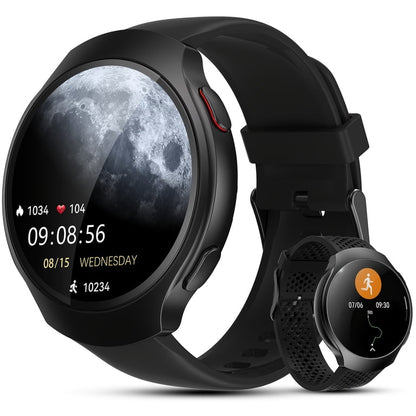 2026 Outdoor AI Chat Smartwatch with GPS, 1.43" Curved AMOLED Display