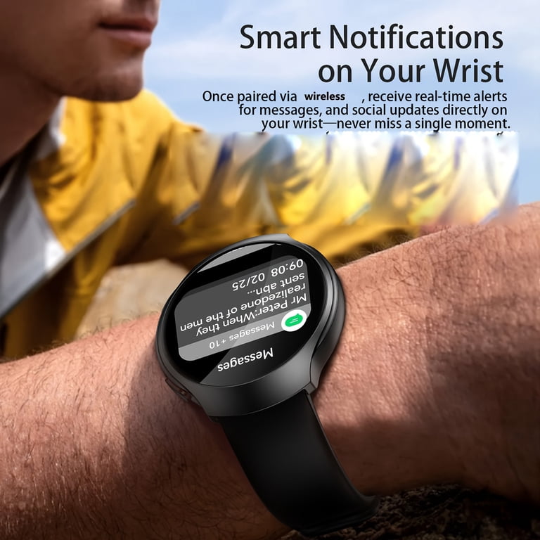 2026 Outdoor AI Chat Smartwatch with GPS, 1.43" Curved AMOLED Display