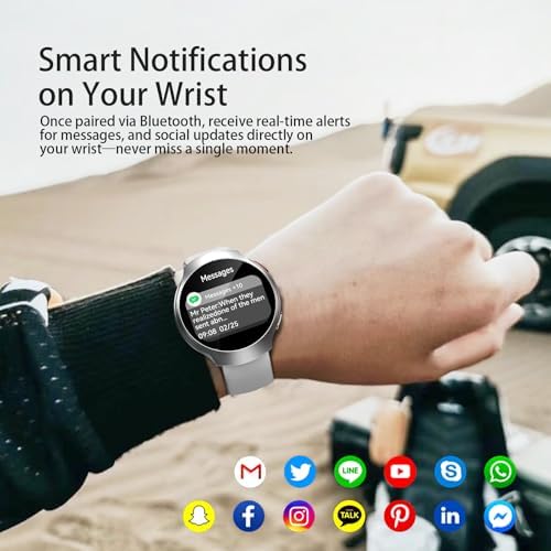 AI Smart Watch with GPT, 1.43" AMOLED Corning 8H Display